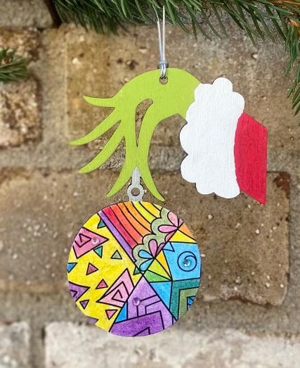 Allie Art Grinch Ornament