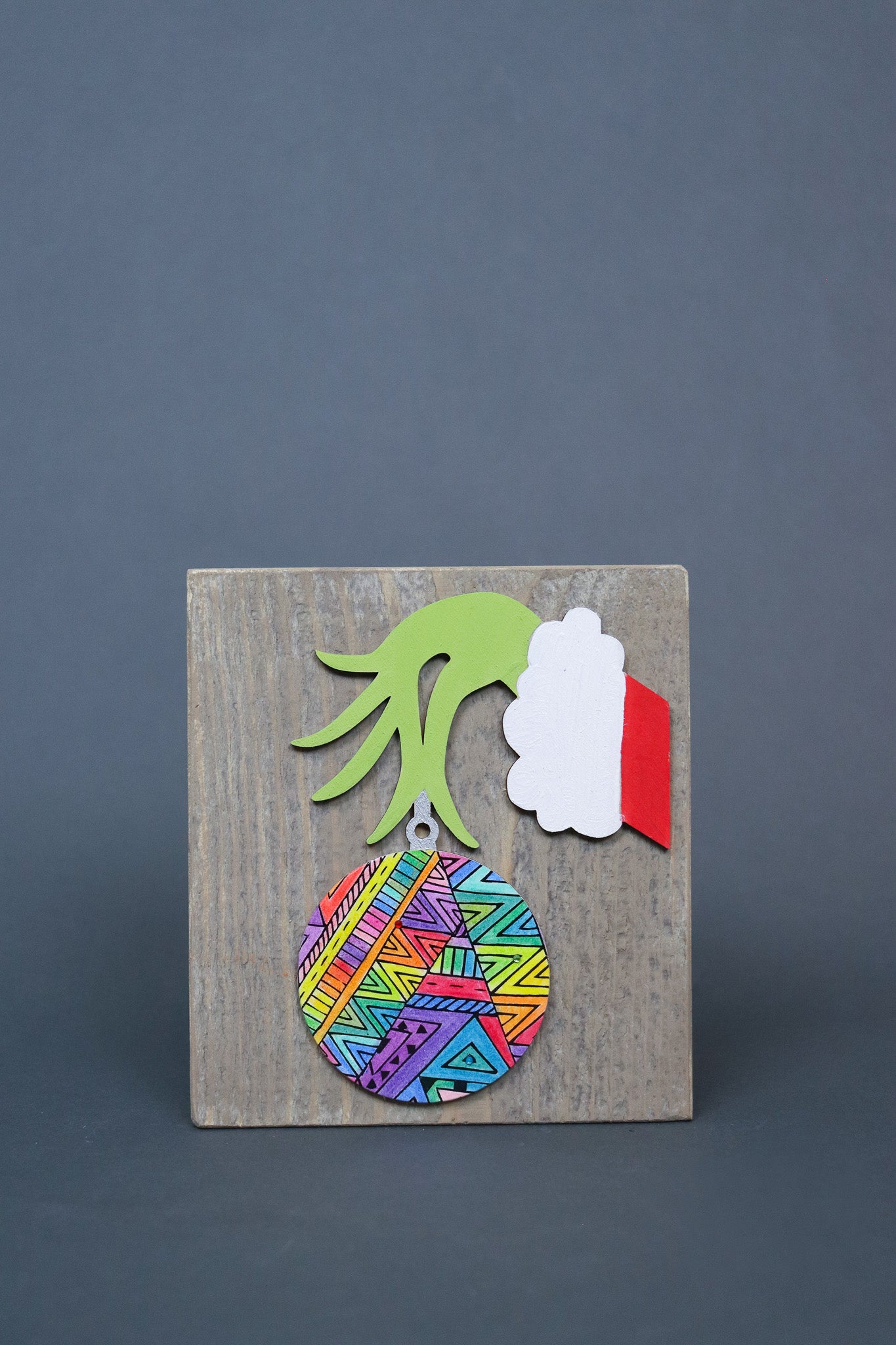 Allie Art Grinch Plaque