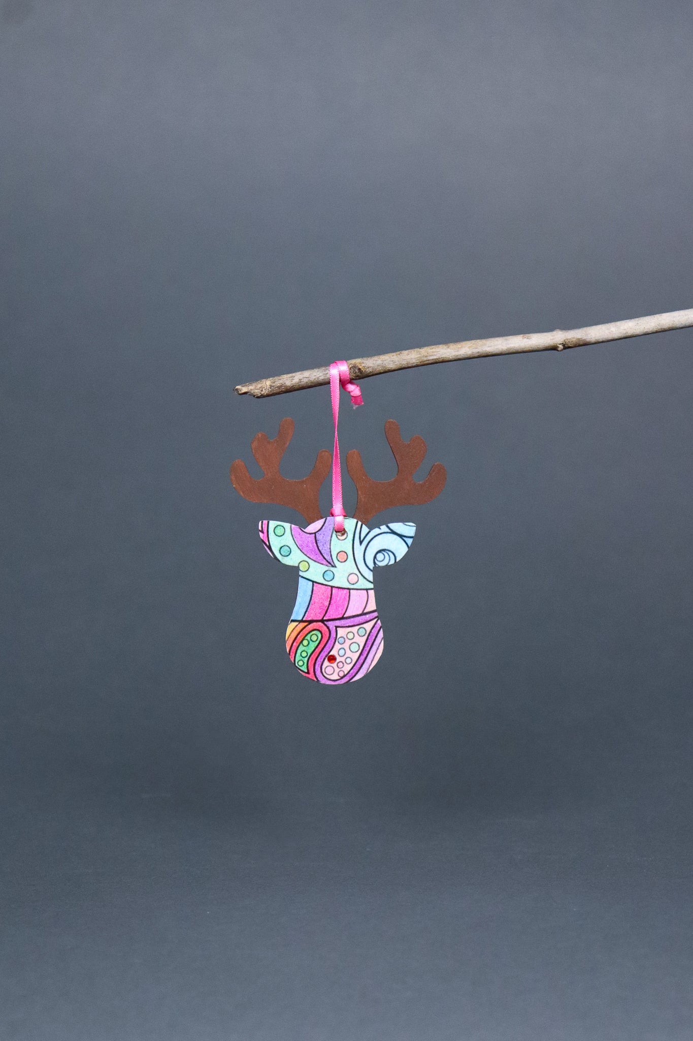 Allie Art Reindeer Ornament
