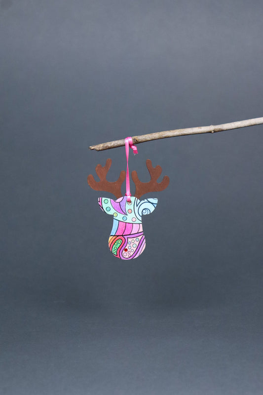 Allie Art Reindeer Ornament