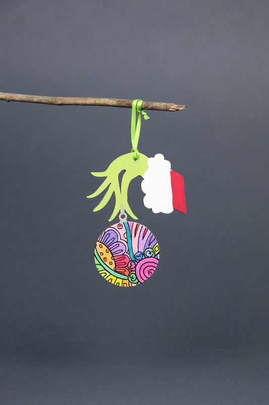 Allie Art Grinch Ornament