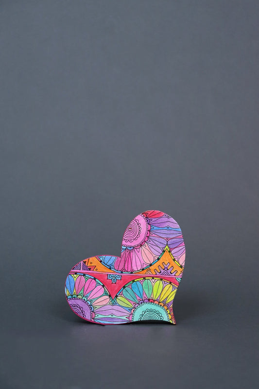 Allie Art Designs Wood Heart