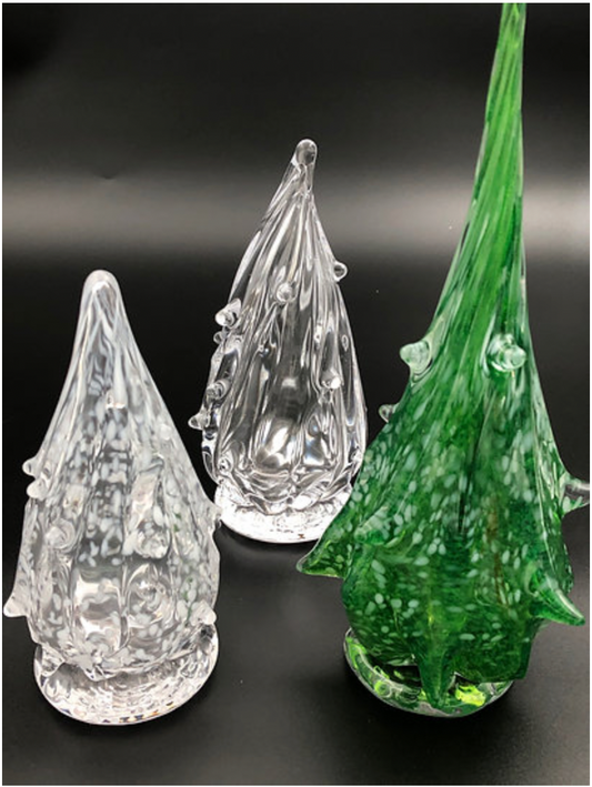 3ND Glass Christmas Tree